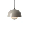 Suspension Flowerpot Vp1 By Verner Panton - Gris Beige-And Tradition Discount