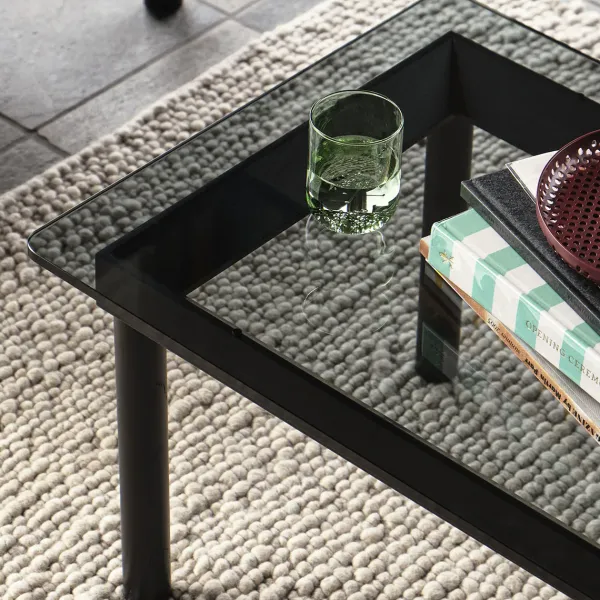 table_basse_kofi_chene_ma_SKU405f741cc0284a40651944999f62d9b6_2.webp Table Basse Kofi Chene Massif Noir & Verre Teinte Gris - L 100 X L 100 X H 36 Cm-Hay Clearance