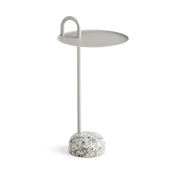table_dappoint_bowler_en__SKUd7fe892b89a52ec354bf74dc60a88b58_0.webp Table D'Appoint Bowler En Acier Et Granit - Beige-Hay New