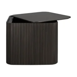 Table D'Appoint Carree Roller Max En Acajou - Marron-Ethnicraft Clearance