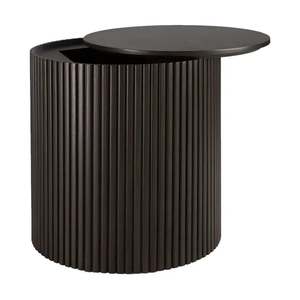 table_dappoint_ronde_roll_SKUa8eb0601b07ee23f687e5131165470c0_1.webp Table D'Appoint Ronde Roller Max En Acajou - Marron-Ethnicraft Discount