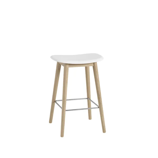 tabouret_de_comptoir_fibe_SKU52025e6857095bc8fbda8a98a7a825a2_0.webp Tabouret De Comptoir Fiber Pieds Bois Naturel + Assise Blanc-Muuto