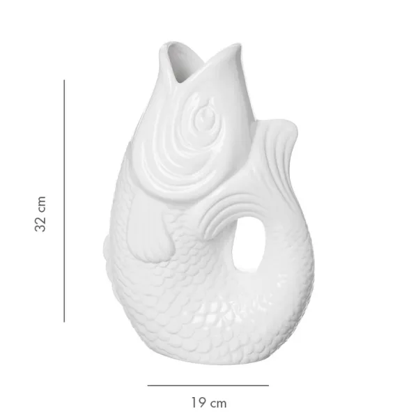 vase_monsieur_carafon_fis_SKU281ebe2447ab22bef8736433f0d14be2_7.webp Vase Monsieur Carafon Fish Blanc-Sélectionné par Fleux Sale