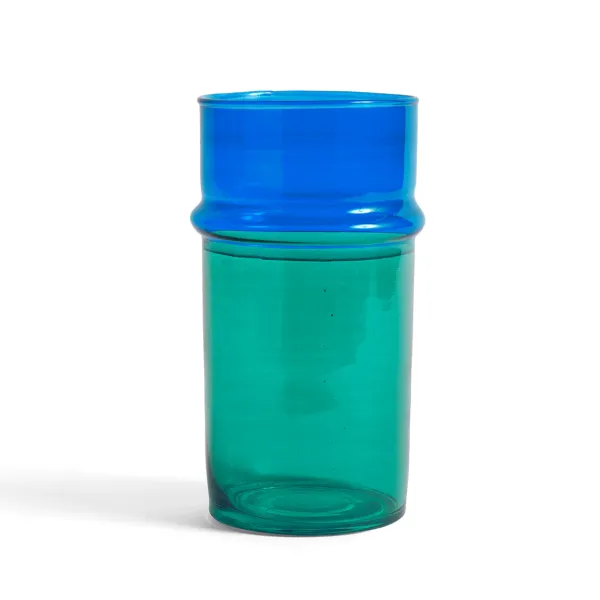 vase_moroccan_en_verre_gm_SKU28f913947e693a72b114bdb8e203441c_0.webp Vase Moroccan En Verre Gm - Bleu & Vert-Hay