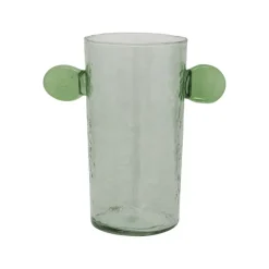 Vase Object Avec Oreilles En Verre Recycle-Sélectionné par Fleux Outlet