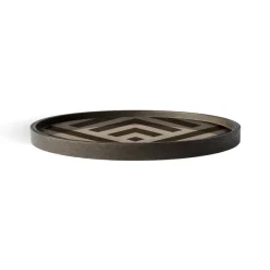 Vide-Poche En Bois - Graphite Chevron - 30 X 30 Cm-Ethnicraft Hot